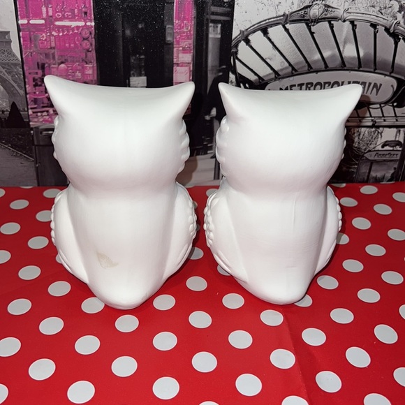 New Set of 2 Ceramic DIY Halloween Icon - Owl - Picture 4 of 8